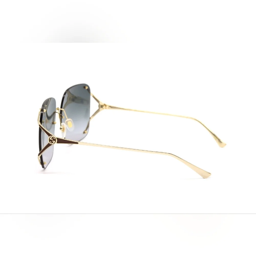 NEW WOMEN GUCCI SUNGLASSES GG0646S 001 SQUARE GUCCI EYEWEAR - Picture 6 of 10